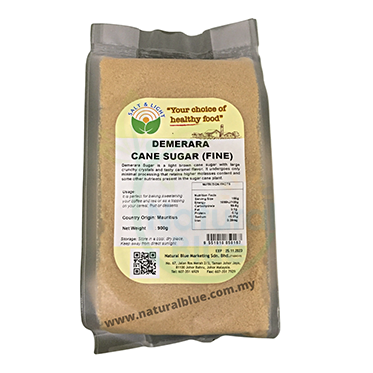 NB-DEMERARA CANE SUGAR (FINE), 900g